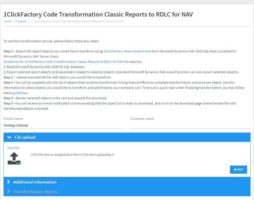 Classic Reports to RDLC transformation