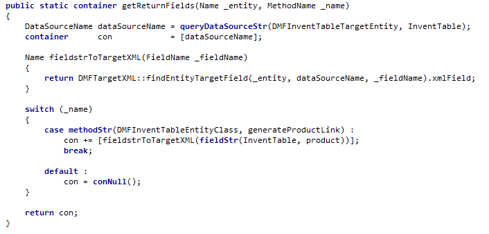 getReturnFields method example