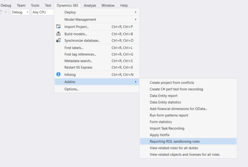 Enable RDL Sandboxing in your Dynamics 365 environment