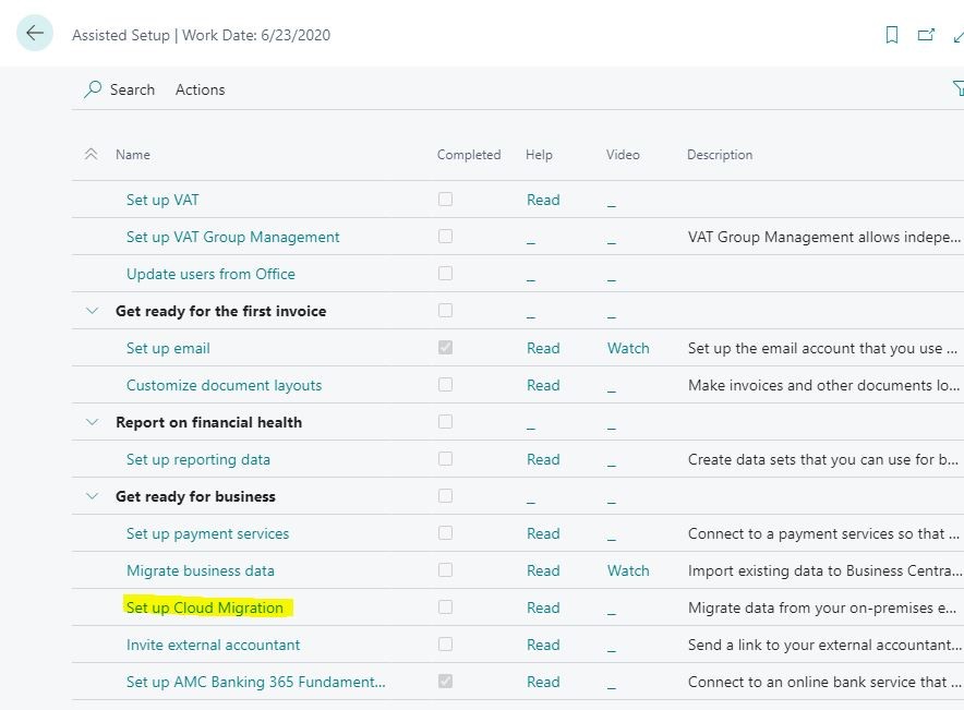 Set up Cloud Migration